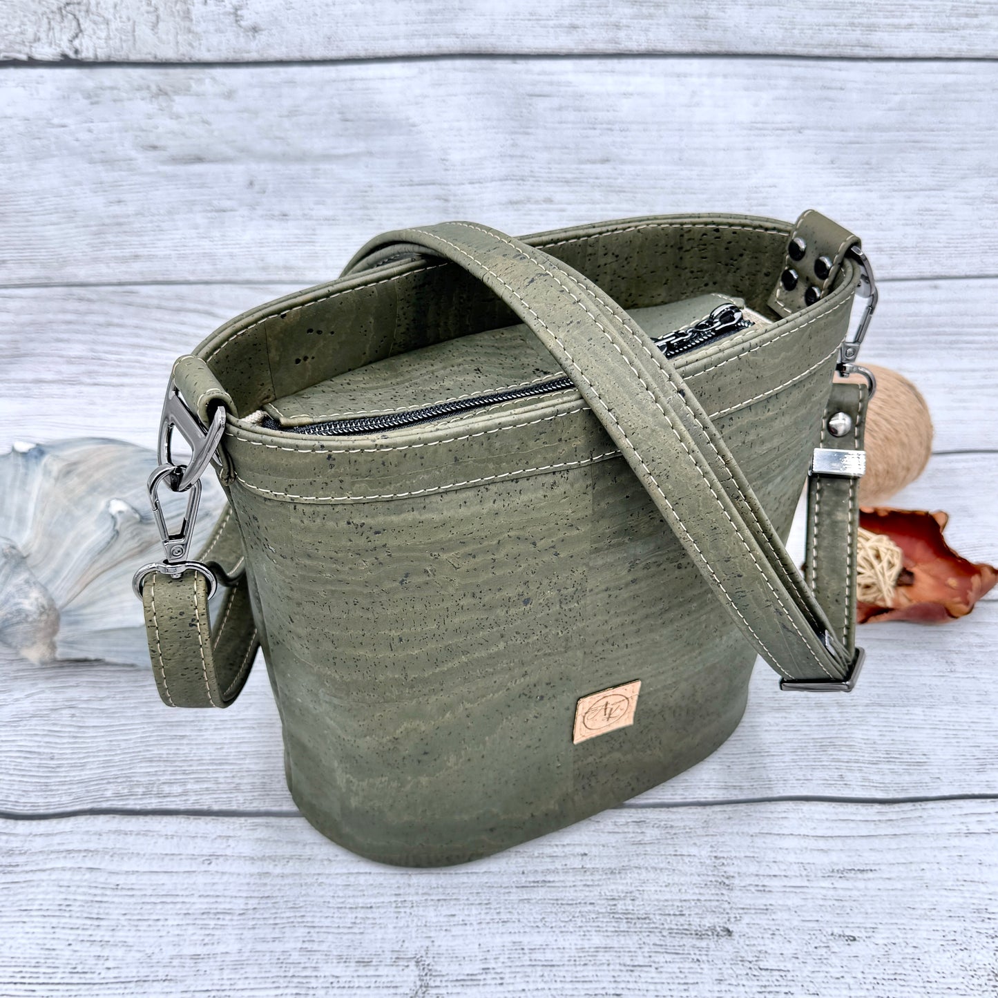 Baby Bucket Bag - Dark Green