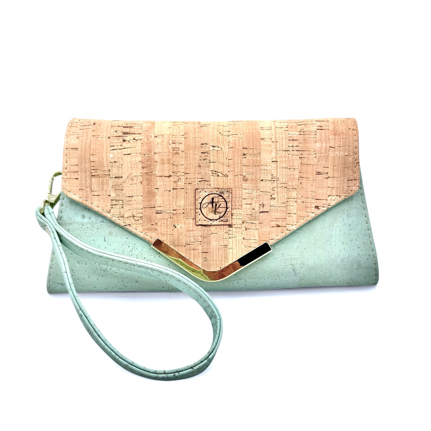 Nettie Clutch - Pastel Green