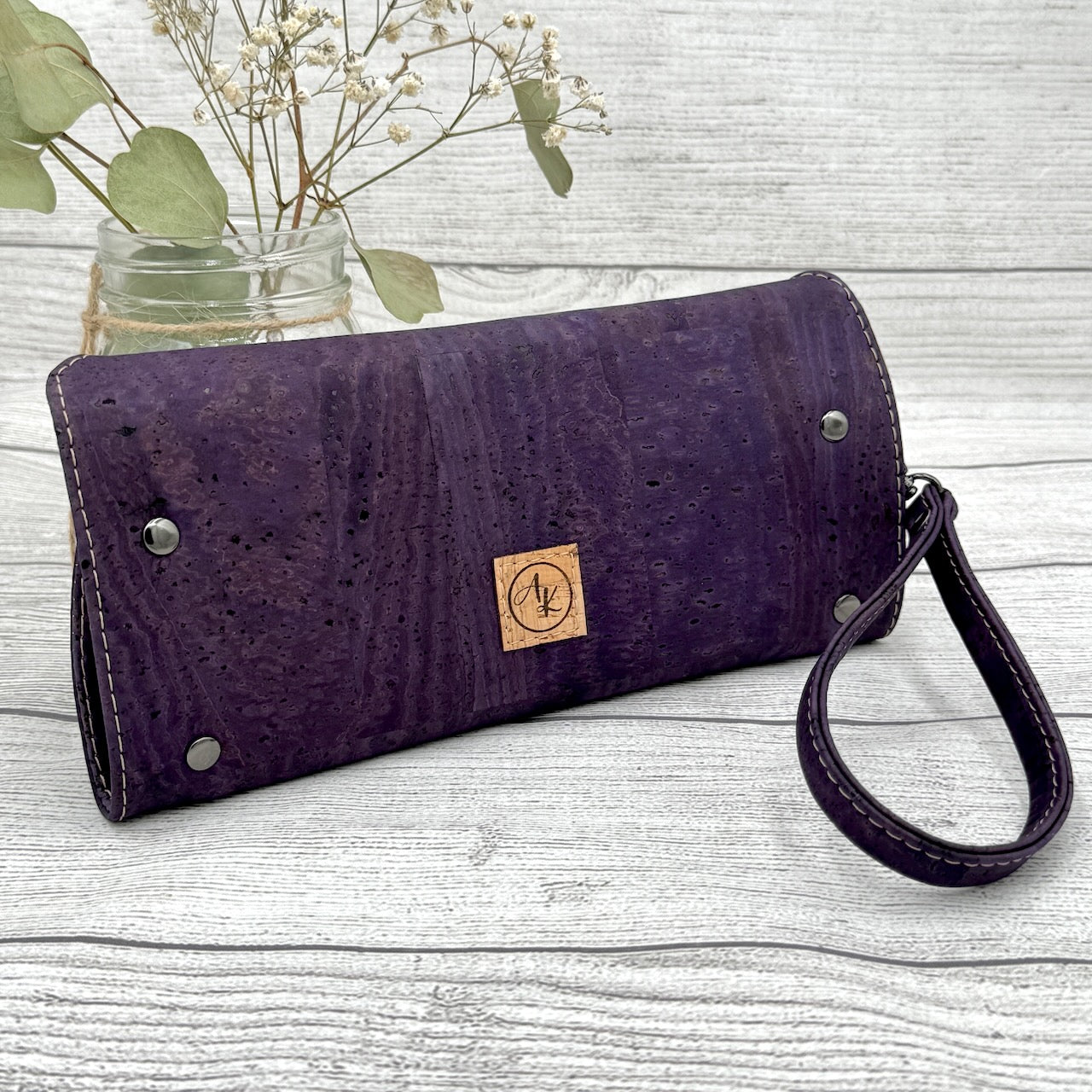 Deana Clutch - Eggplant