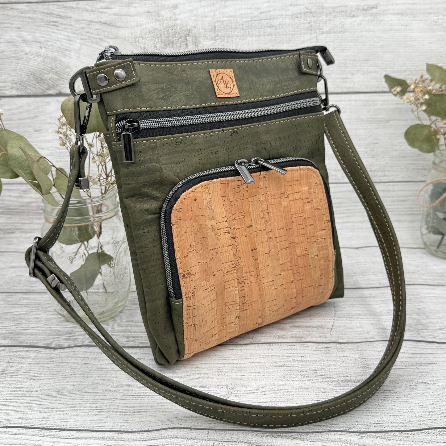 Kaylee Crossbody - Dark Green