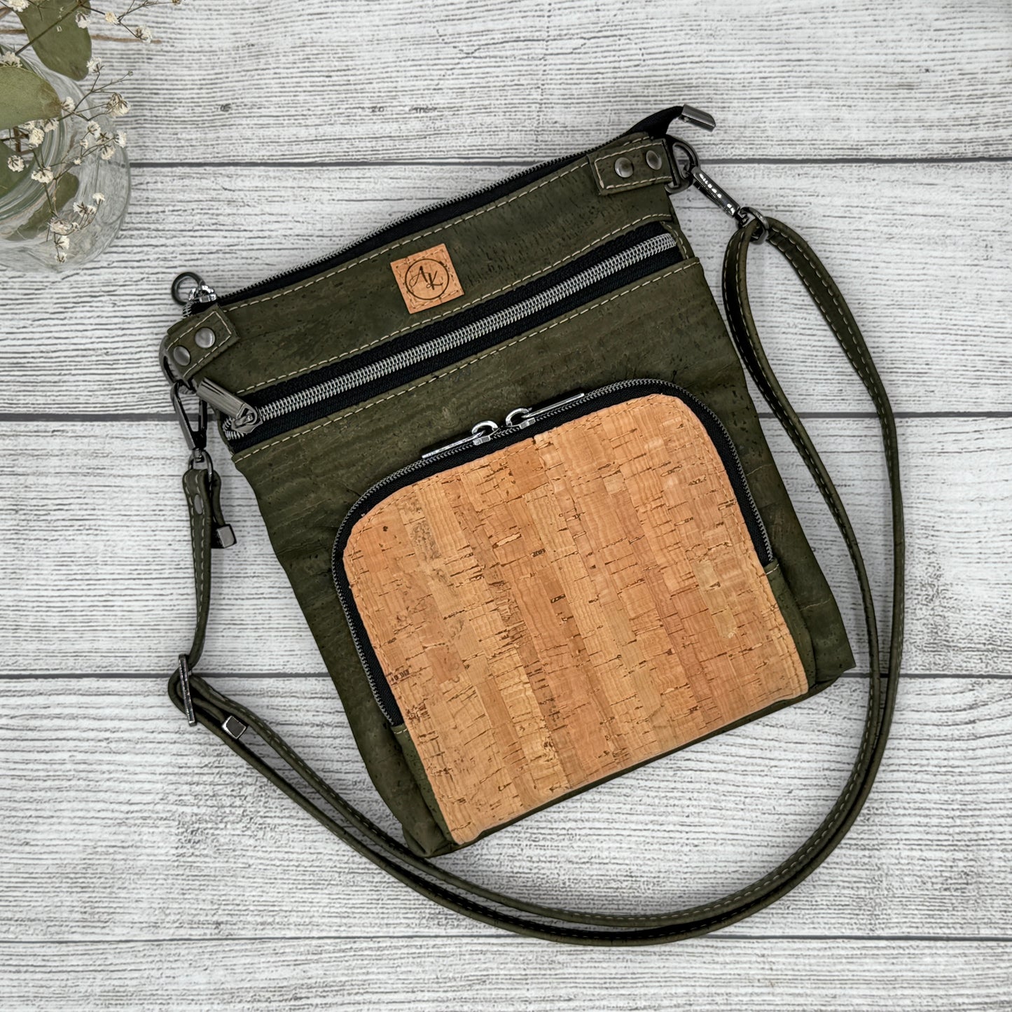 Kaylee Crossbody - Dark Green