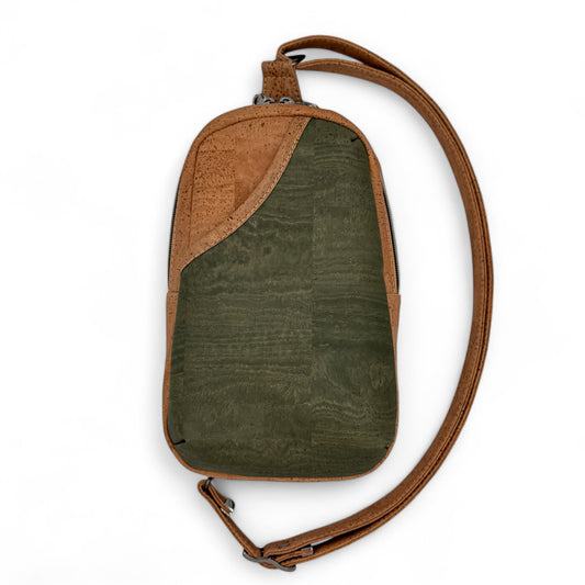 Rosie Sling - Tobacco &. Dark Green