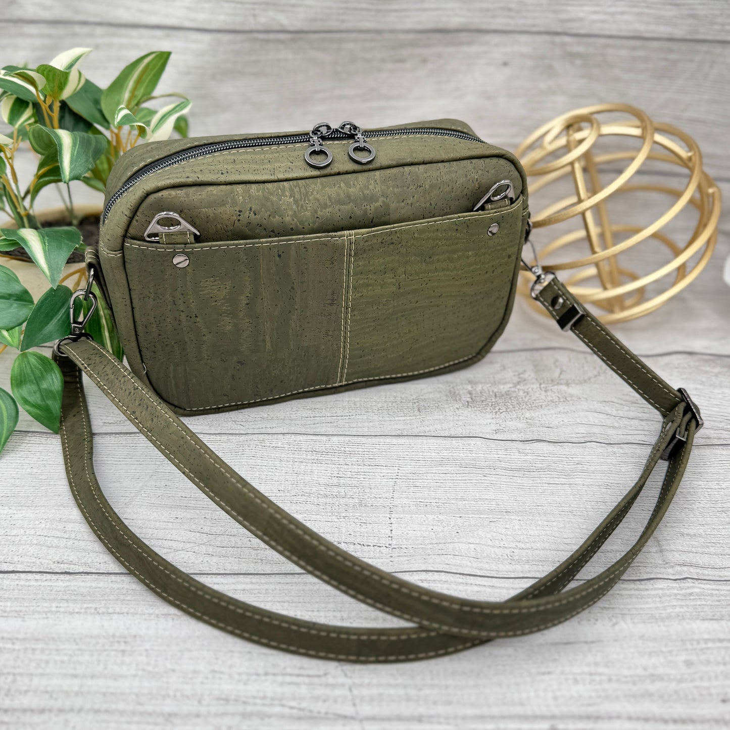 Catalina Crossbody - Dark Green