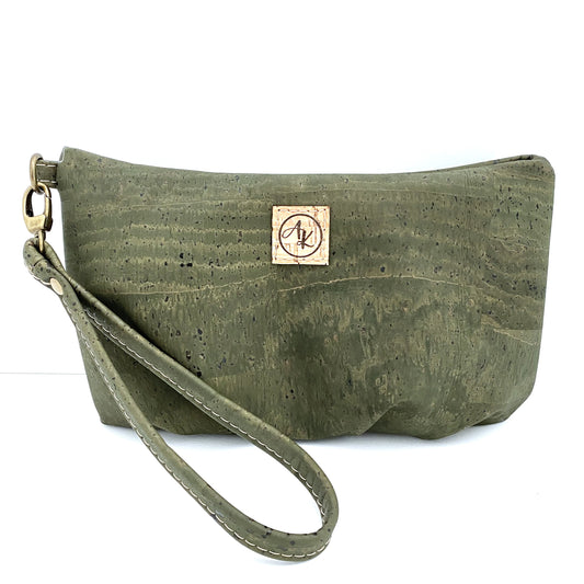 Flora Wristlet - Dark Green