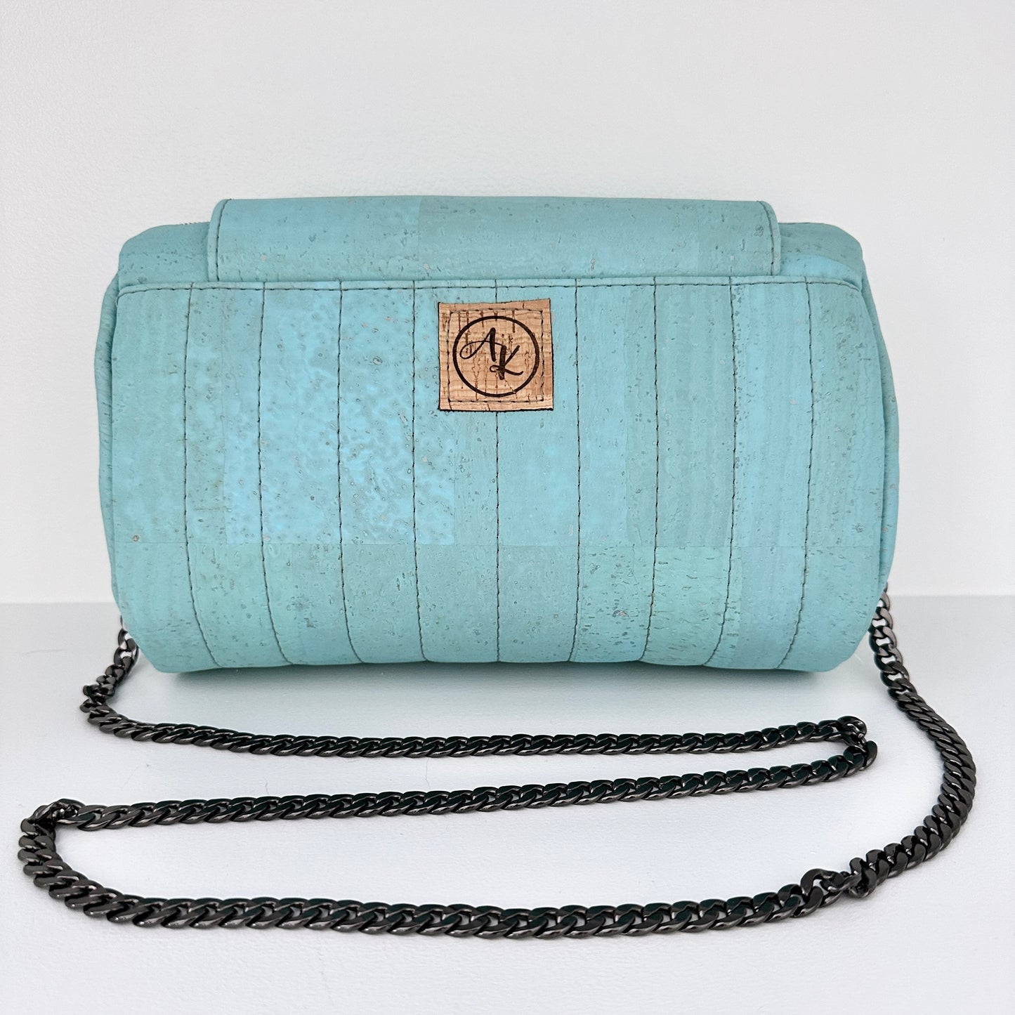 Barrel Handbag - Pastel Blue