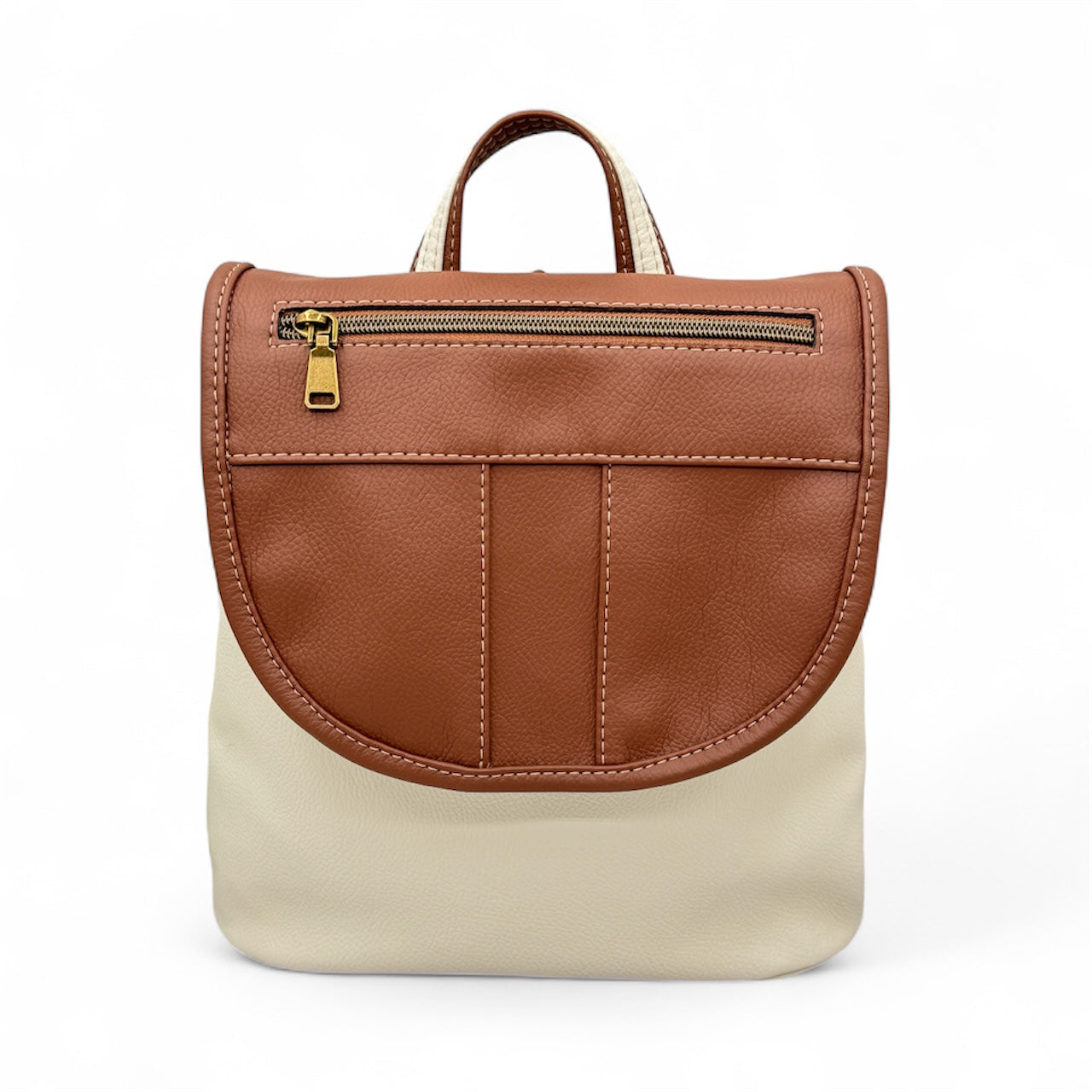 Jasmine Backpack - Oat & Saddle