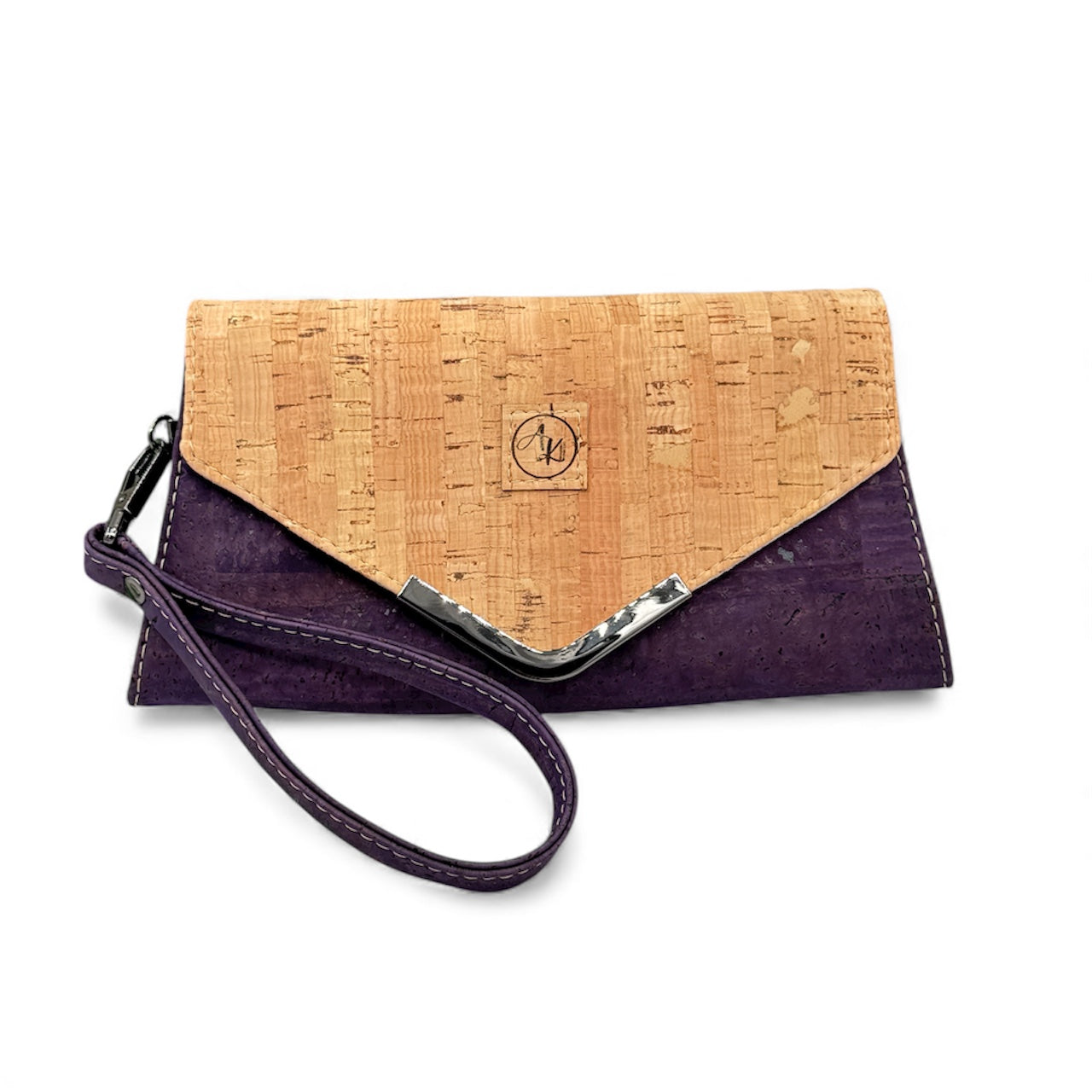 Nettie Clutch - Eggplant
